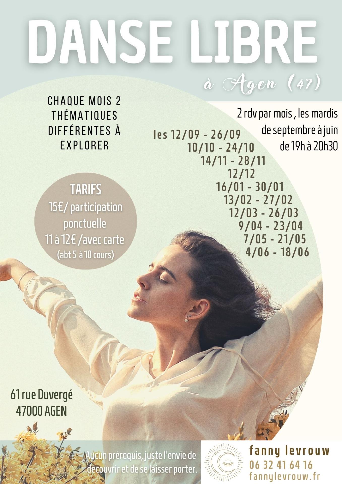 Danse agen 2023 2024 affiche